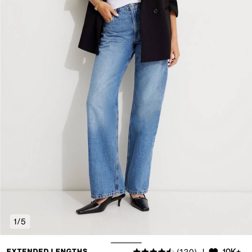 Dynamite Blue Flare Wide Leg Jeans